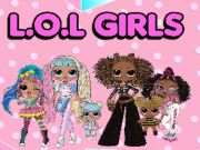 Spill L. O. L OMG Girls Coloring Book  online