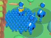 Spill Gigantisk folkemengde. io: Husfangst  online