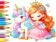Spill Fargebok: Unicorn Secret Whisper  online