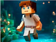 Spill Noobik Parkour i en hule!  online