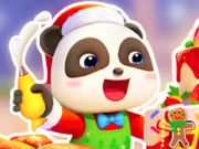 Spill Jigsaw Puzzle: Baby Panda Christmas Chef online