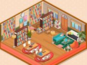 Spill Dekor: biblioteket mitt  online