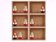 Spill Sorter etter Matryoshka -hyller!  online
