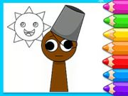 Spill Coloring Book: Sprunki Brud online