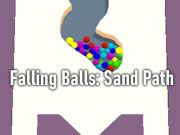 Spill Fallende baller: sandsti  online