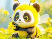 Spill Jigsaw Puzzle: Panda Bee online