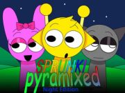 Spill Sprunki Pyramixed: Night Edition online