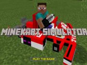 Spill Minekart simulator online
