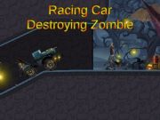 Spill Racing bil som ødelegger zombie  online