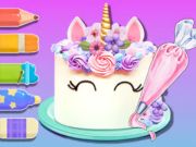 Spill Coloring Book: Unicorn Cake  online