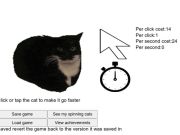Spill Spinning Cat Clicker  online