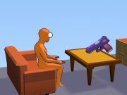 Spill Ragdoll Gun Shooter: Cannon Spinner Playground  online