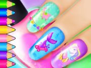 Spill Coloring Book: Nail Art Salon  online
