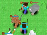 Spill Minecraft: Lag et monster og kamp!  online