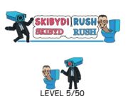 Spill Skibydi Rush  online