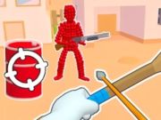 Spill Stickman Archer skyte piler på røde  online