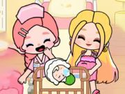 Spill Jigsaw Puzzle: Aha World Nyfødt og gravid  online