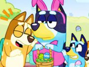 Spill Jigsaw Puzzle: Bluey Easter Dress Up  online