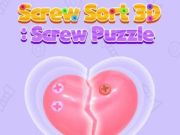 Spill Skrue sorter 3D skrue puslespill online