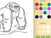 Spill Dyrehage dyr coloring book for barn online