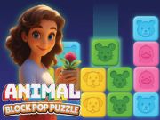 Spill Animal Block Pop Puzzle online