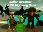 Spill Italiensk Brainrot R. E. P. O Highway Heist online