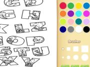 Spill Alfabetet Animal Coloring Book for Kids online