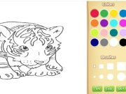 Spill Baby Tiger Coloring Book online
