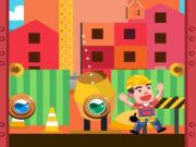 Spill Bygningsarbeider boble skytter online