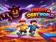 Spill Freddy at Obby World online