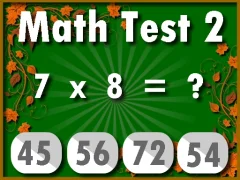 Spill Math Test 2 online