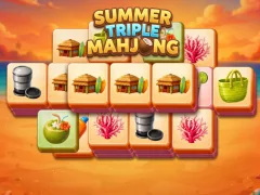 Spill Summer Triple Mahjong online