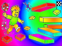 Spill Coloring Book: Roblox Obby Runner online