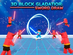 Spill 3D Block Gladiator: Sword Draw online