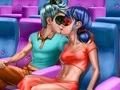Spill Dotted Girl Cinema Flirting online