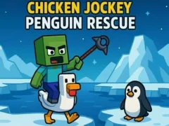 Spill Chicken Jockey: Penguin Rescue online
