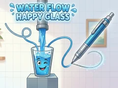 Spill Water Flow Happy Glass online