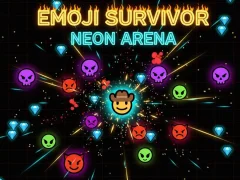 Spill Emoji Survivor - Neon Arena online