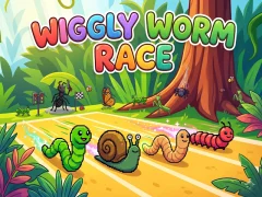 Spill Wiggly Worm Race online