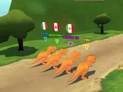 Spill Dinosaur Shifting Run online