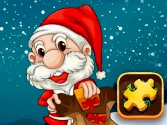 Spill Santa Claus Puzzle Time online