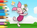 Spill Coloring Book: Piglet Holds Toy Windmill online