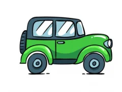 Spill Cartoon Cars Spot The Difference online
