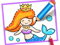 Spill Toddler Drawing: Mermaid online
