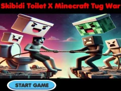 Spill Skibidi Toilet X Minecraft Tug War online