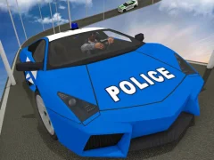 Spill Impossible Police Car Track online