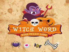 Spill Witch Word Halloween Puzzel Game online