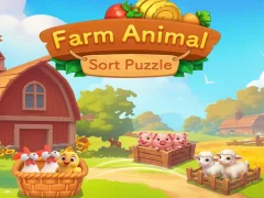 Spill Farm Animal Sort Puzzle online