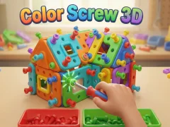 Spill Color Screw 3D online