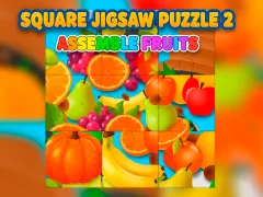 Spill Square jigsaw Puzzle 2 - Assemble Fruits online